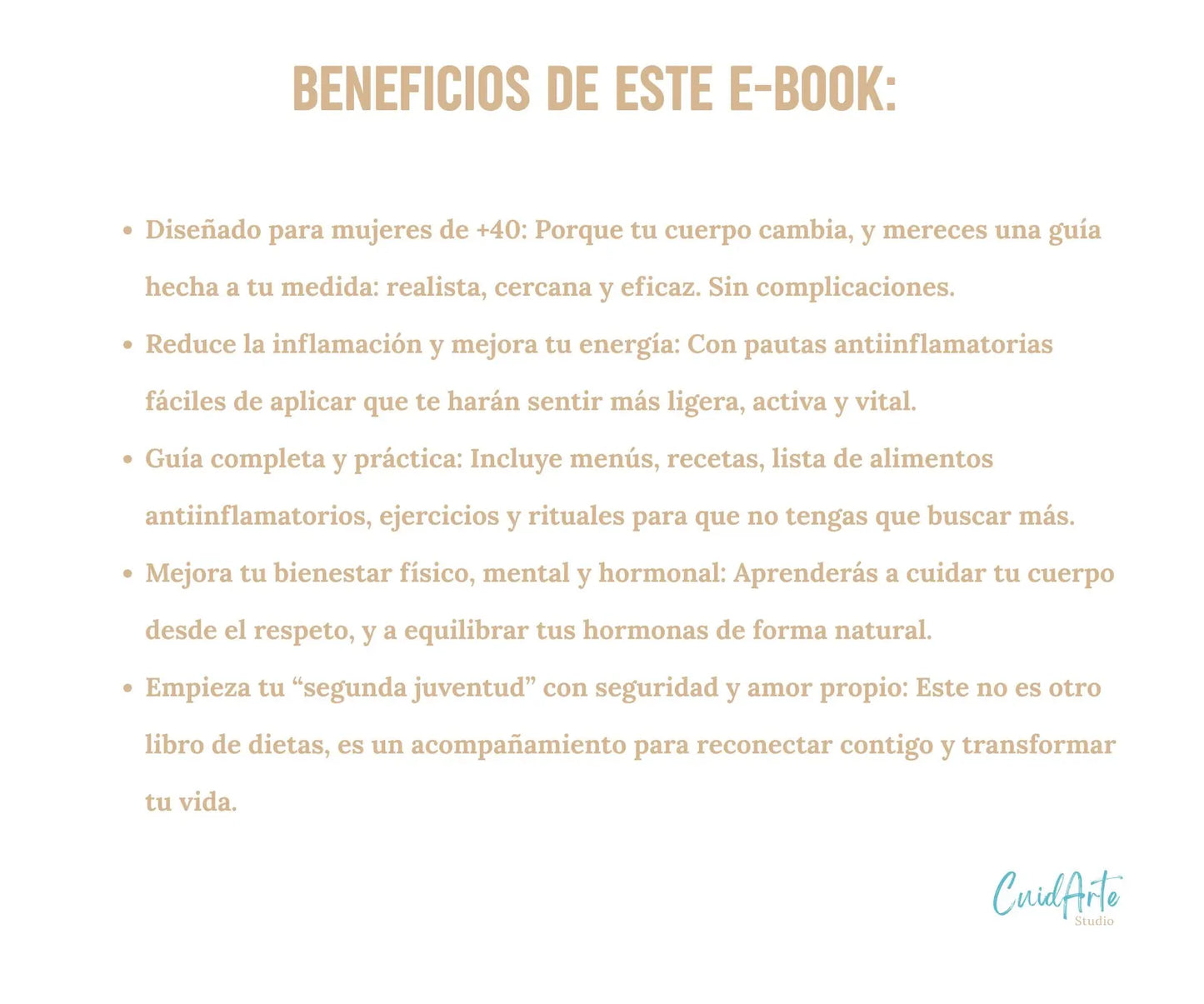 Menopausia | Salud Hormonal para Mujeres +40 | Manual Antiinflamatorio| Crecimiento personal | Ejercicio en casa | Suplementos naturales